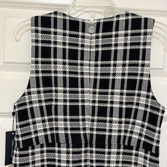 NWT Tommy Hilfiger Black Plaid Dress- Size 10 - Picture 8 of 16